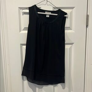 Carmen Black Tank Top with Classic Design